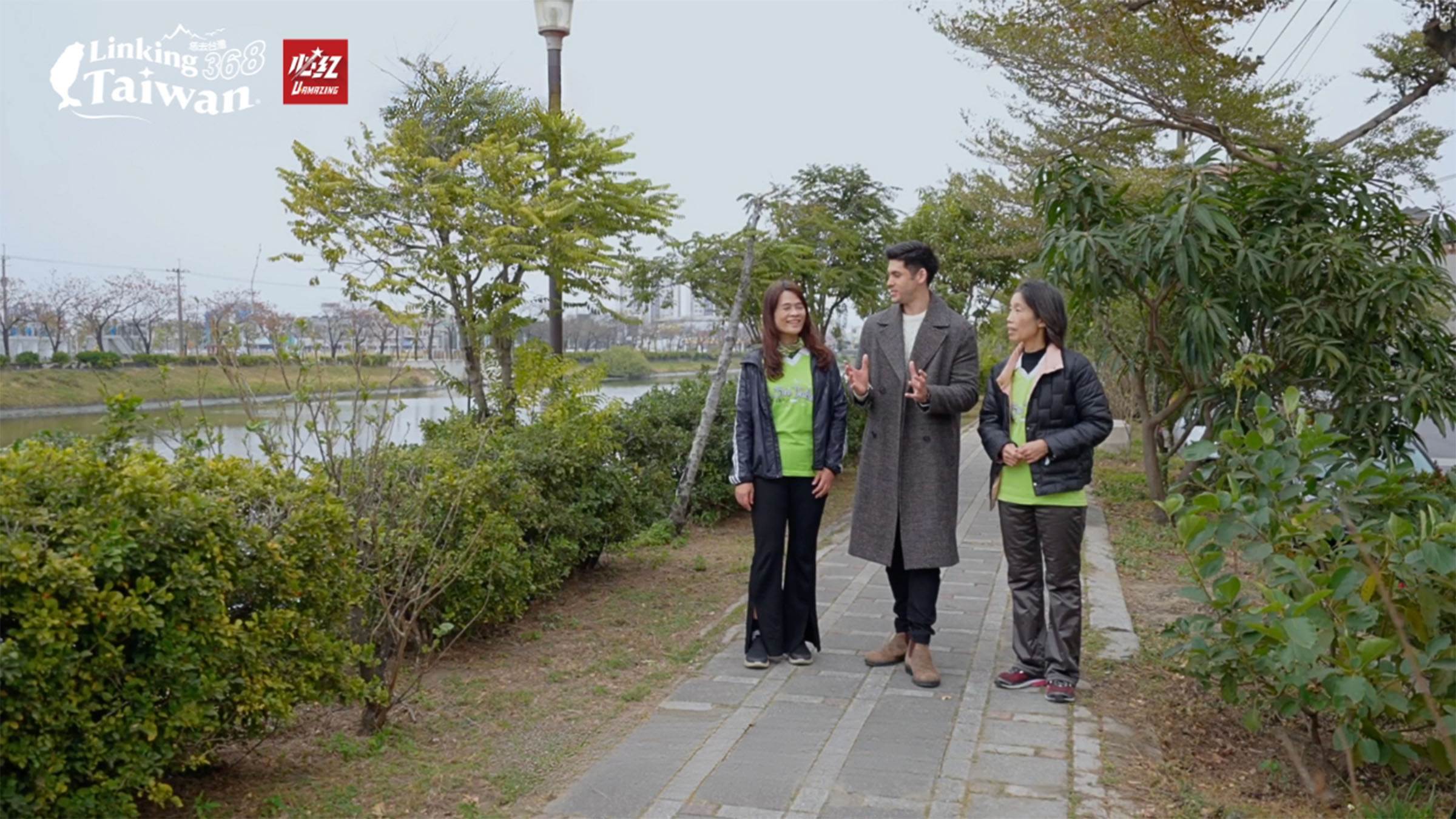 山海圳，昔日灌溉水道，如今變身「國家級綠道」，吸引無數健行與單車愛好者。＂Mountains to Sea Greenway＂它是台灣第一條以「綠道」（Greenway）為名的長距離步道！（圖／《恁去台灣》提供）