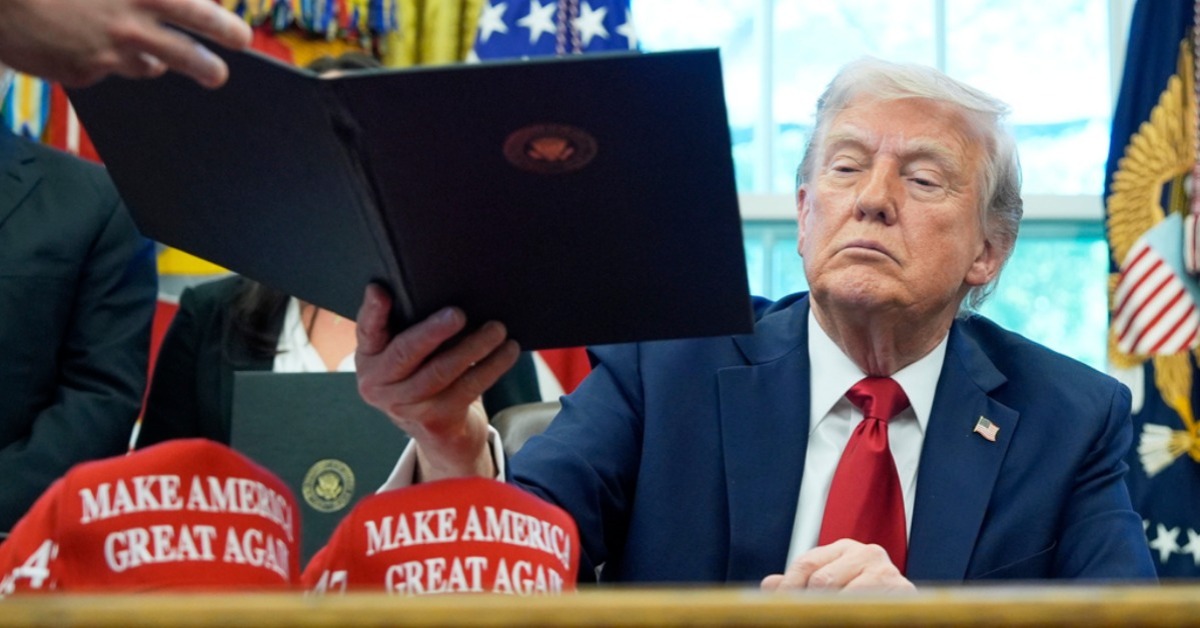 前美國總統川普近日接受NBC專訪，再度語出驚人。（圖／美聯社）