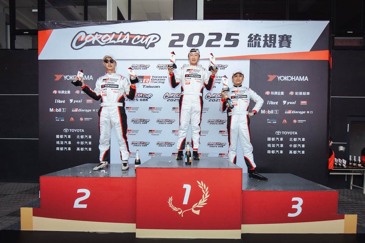 第二回合前三名為周翼騰、廖培鈞與為江世傑。（圖／和泰提供）