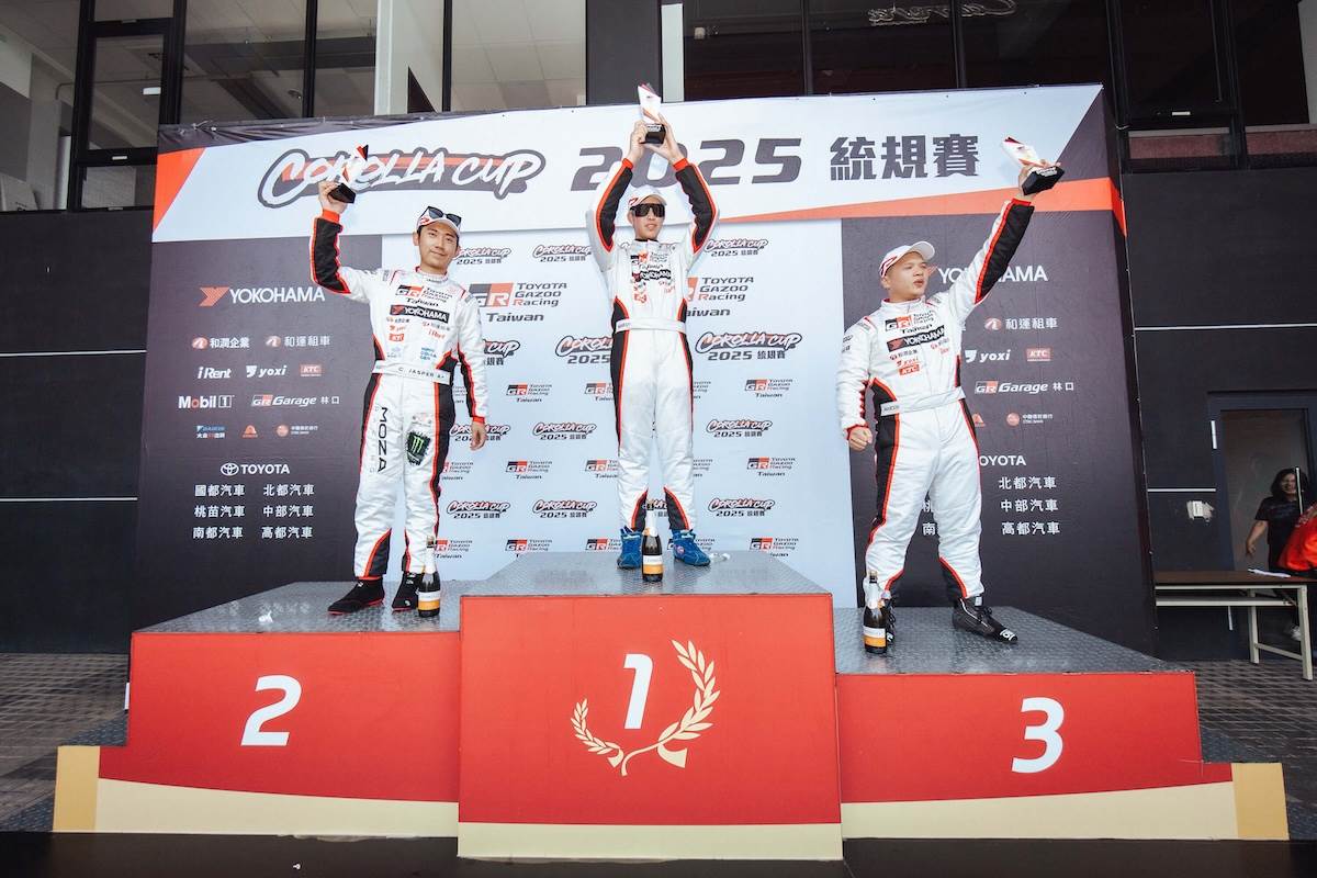 第三回合前三名為林永程、程志熙與謝坤廷。（圖／和泰提供）