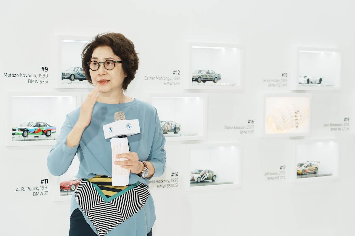 汎德特別邀請2006年BMW Art Cars世界巡迴展台灣首站的重要策展推手—當代藝術家薛保瑕擔任特邀嘉賓。（圖／林昱丞攝影）