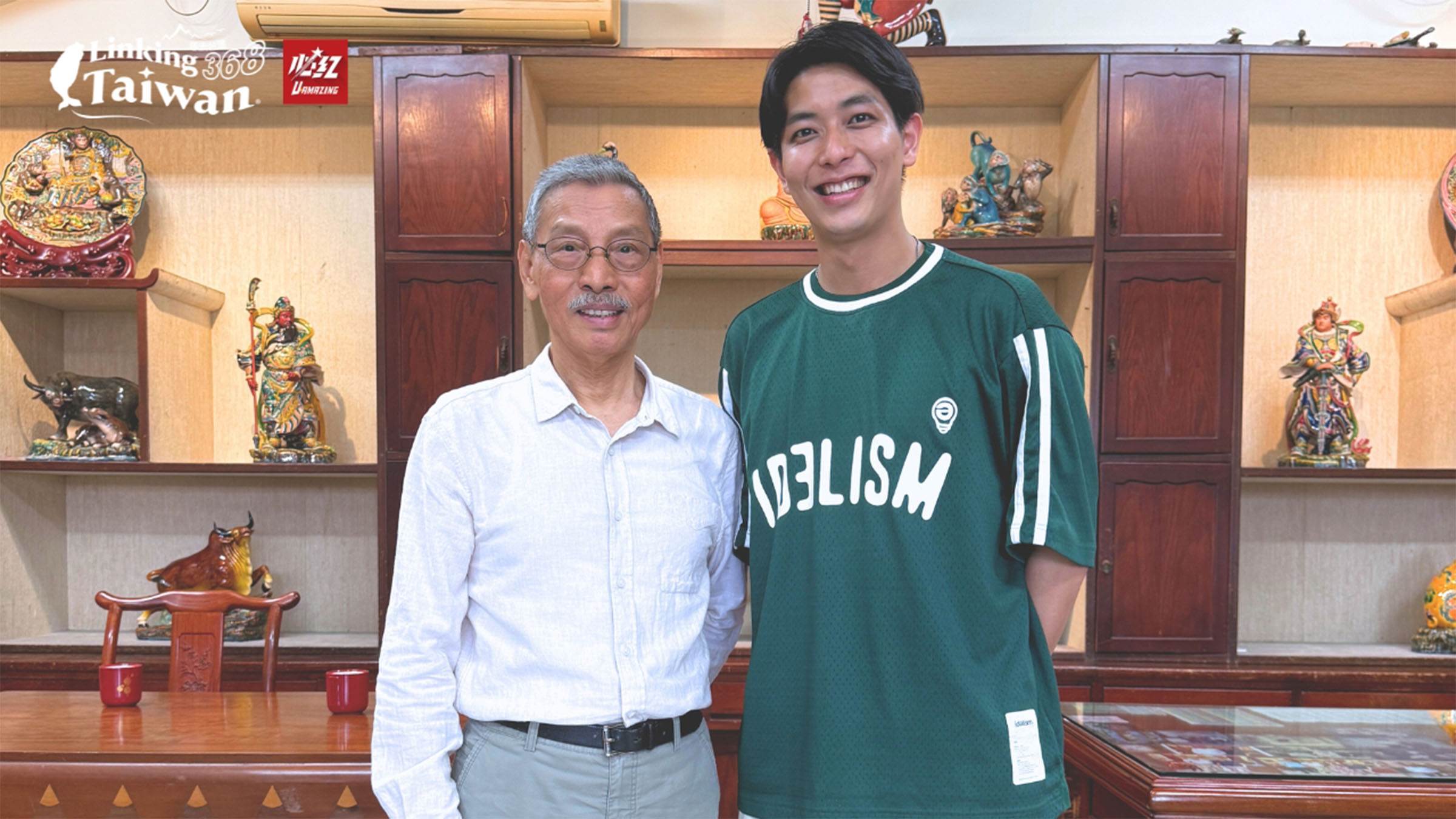 交趾陶國寶大師林洸沂，為中華民國文化資產下傳統藝術的保存修復技術保存者。作品強調文史考究，並以釉色變化運用見長。（圖／《恁去台灣》提供）