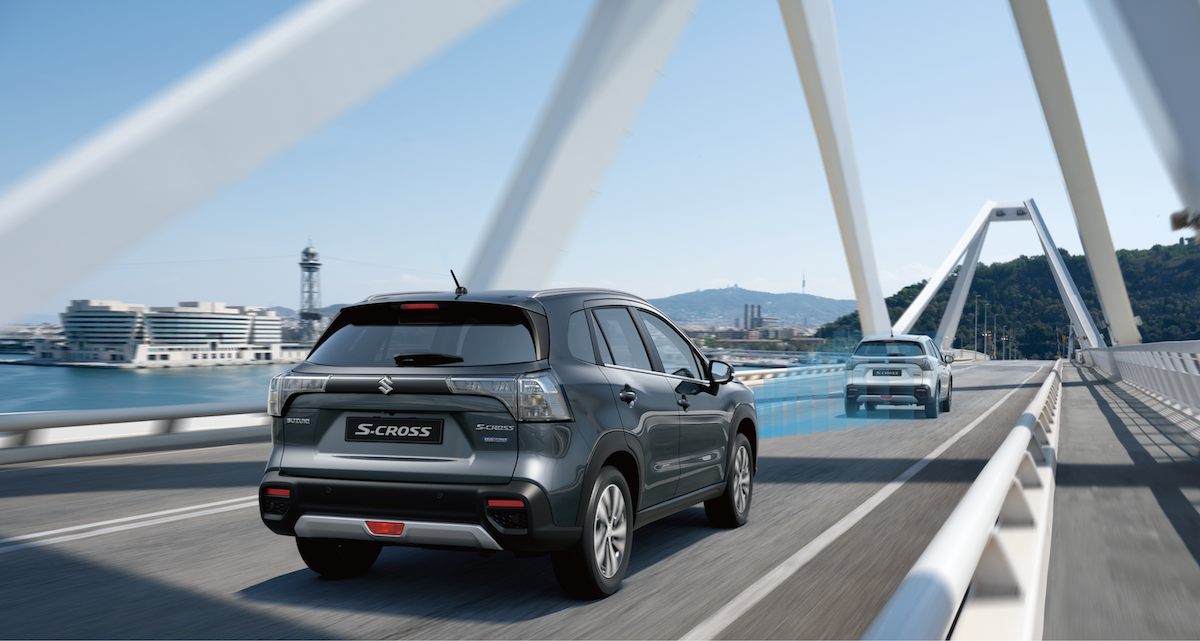 新S-CROSS升級LKA車道維持輔助，DSBS II雙感知器煞車輔助系統也能增側行人、騎士、車輛。（圖／金鈴提供）