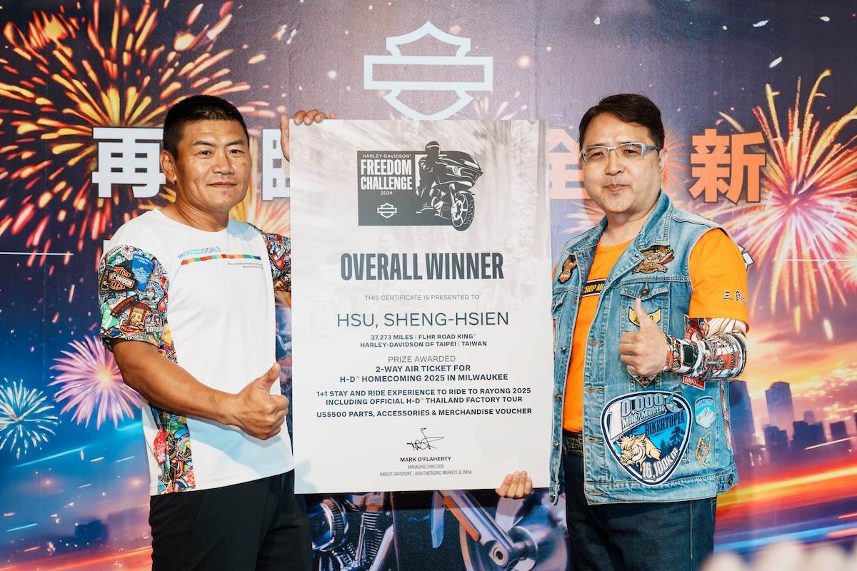 2024年Freedom Challenge的亞洲總冠軍許盛賢（右），以及2023年的冠軍高睿亨。（圖／林昱丞攝影）