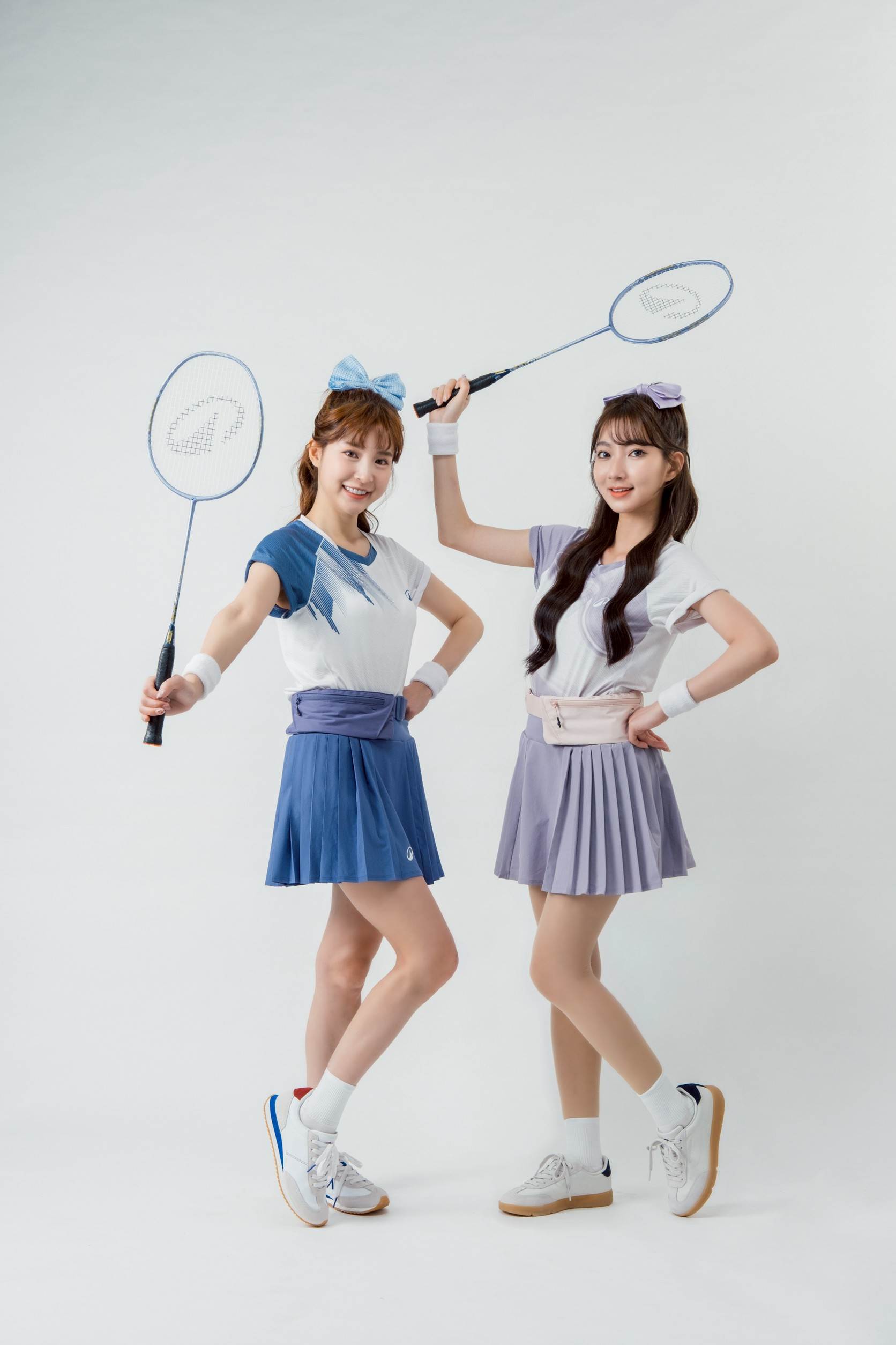 孟潔（左）與一粒（右）在廣告拍攝過程中發生不少趣事。（圖／迪卡儂提供）