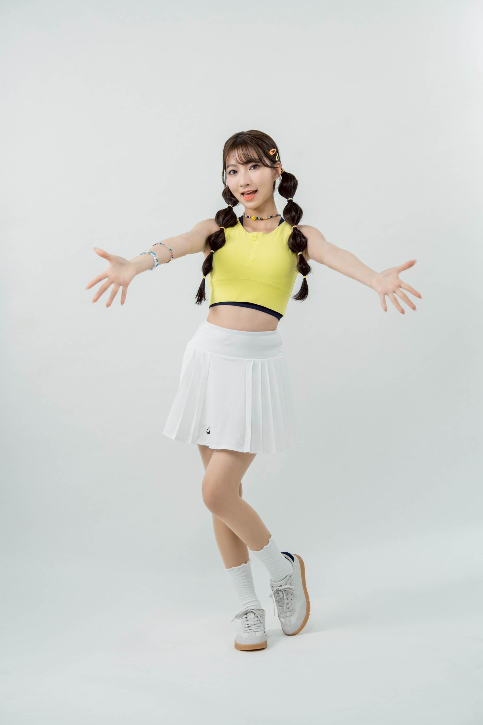 偏好室內運動的一粒，親身示範迪卡儂兼具機能與美感的運動穿搭哲學。（圖／迪卡儂提供）