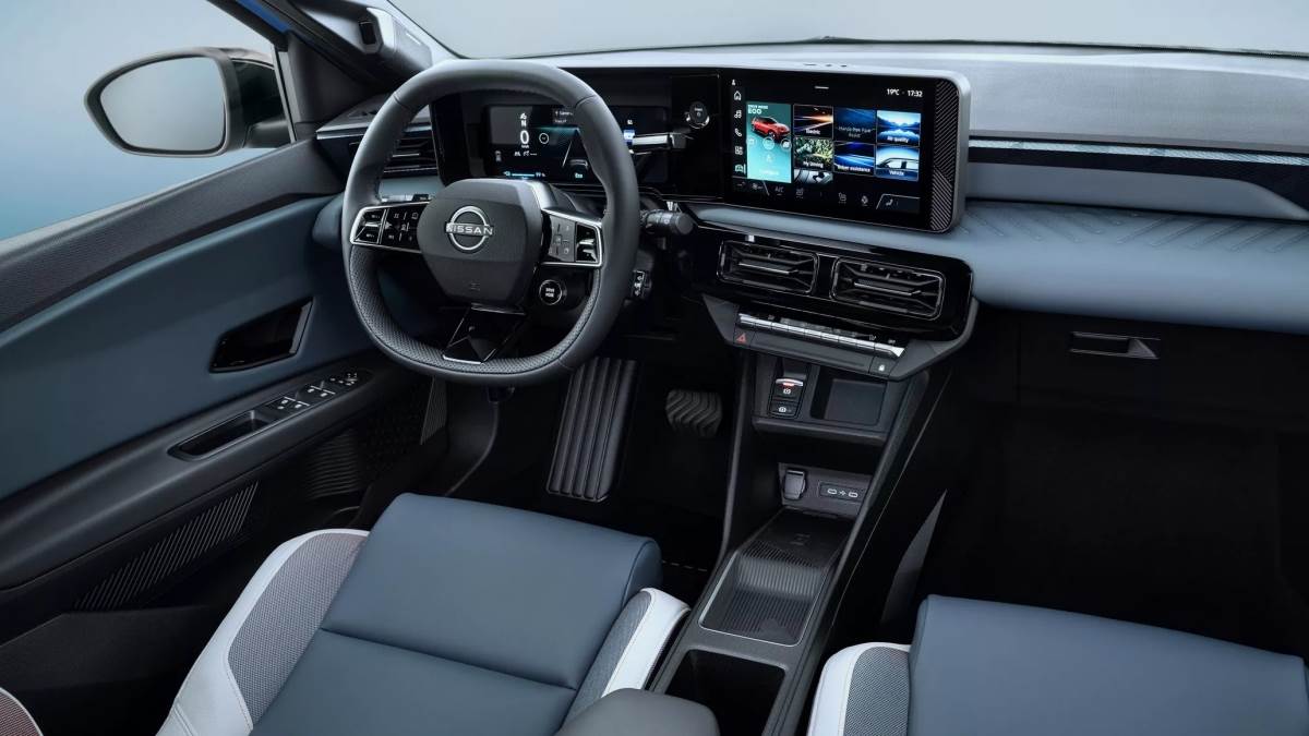 車內搭載兩具10.1吋的螢幕，其鋪陳與雷諾品牌相同。（圖／日產提供）