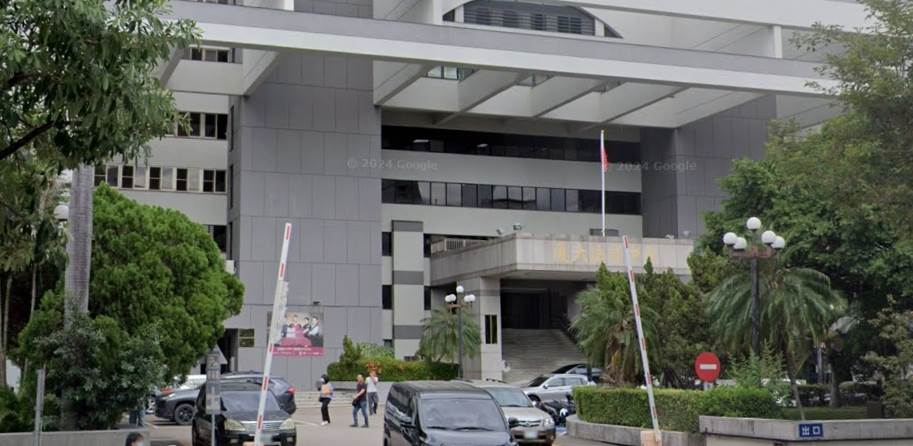 台中地方法院量處3月徒刑並予緩刑5年。(圖/翻攝自Google maps)