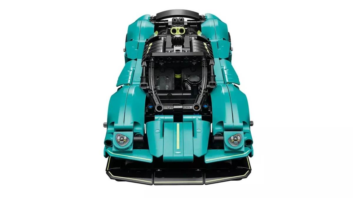 雖然尺寸不大，但依舊可以看出Valkyrie的空氣力學設計。（圖／樂高提供）