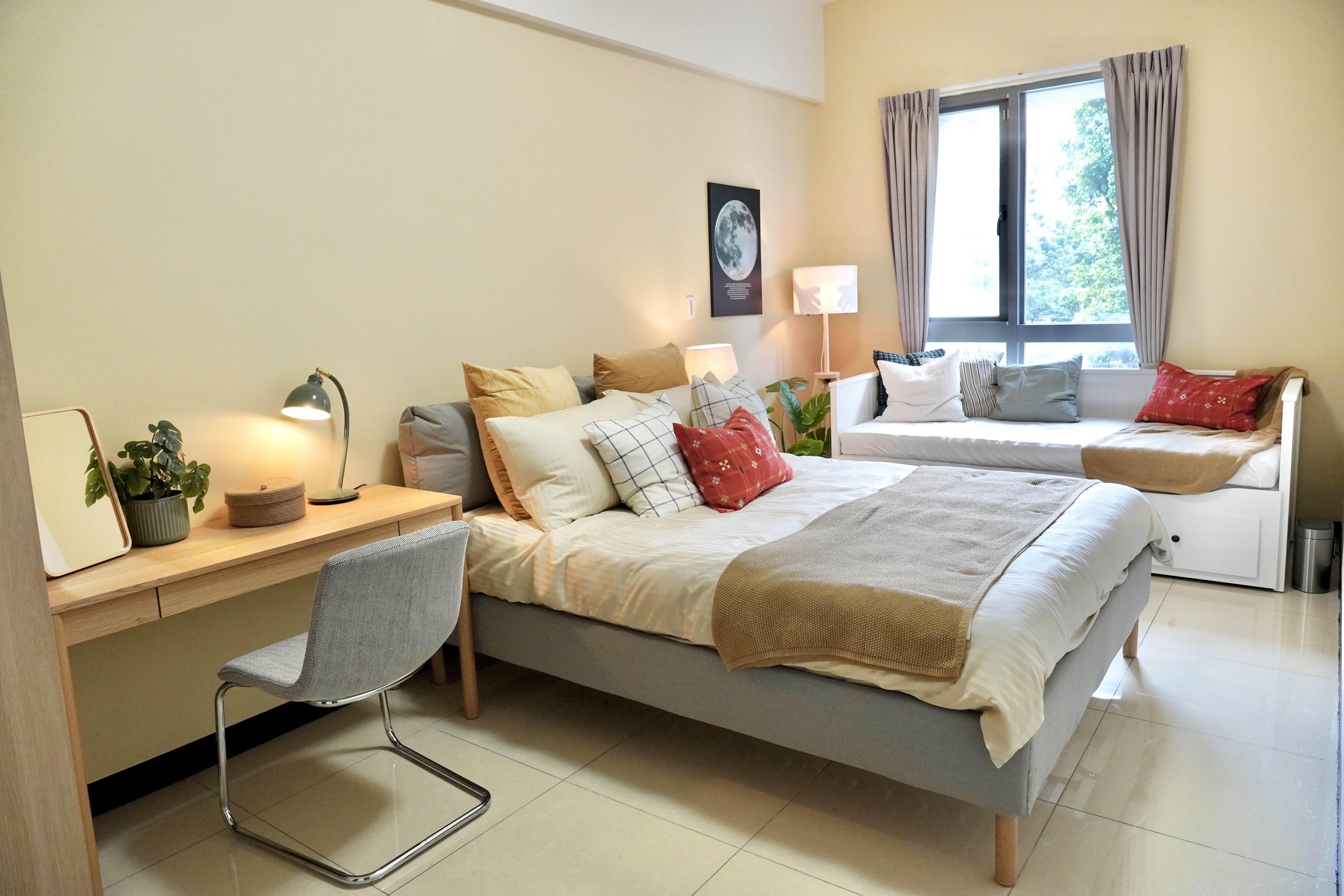 新北市攜手IKEA設計服務，重新改造新北6戶「類家庭」兒少安置空間，每戶有3間房，房型皆不同風格(<a href='/search/tags/新北社會局/' target='_blank'>新北社會局</a>提供)