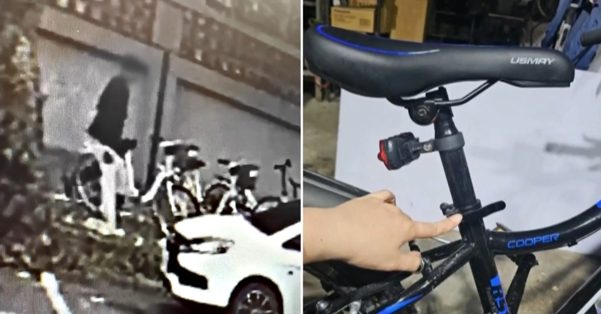獨家／好玩？ 反轉椅墊破壞單車 調電眼竟是國中生惡搞