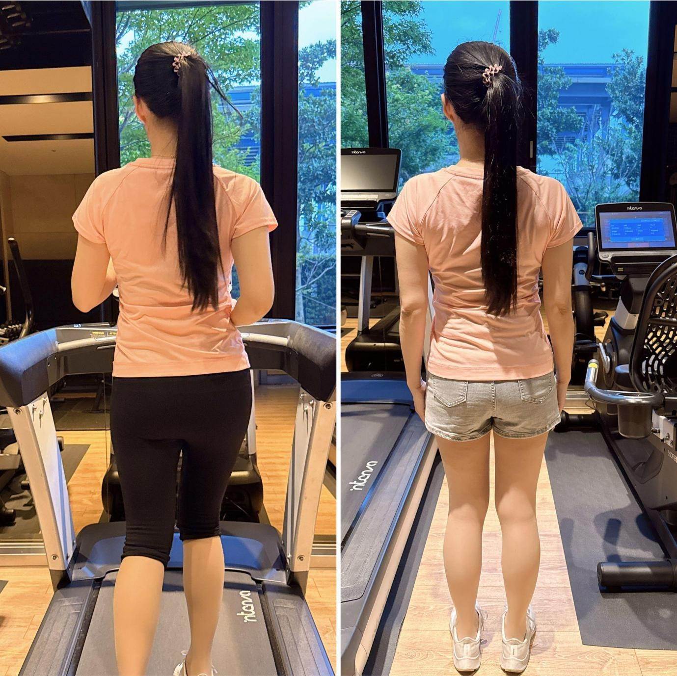 6分褲的長度超剛好，不會露屁股、不會卡大腿。（圖／PP石墨烯提供）