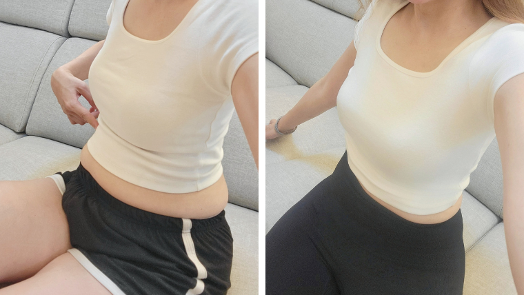 不是瘦了，是褲子穿對了。（圖／PP石墨烯提供）