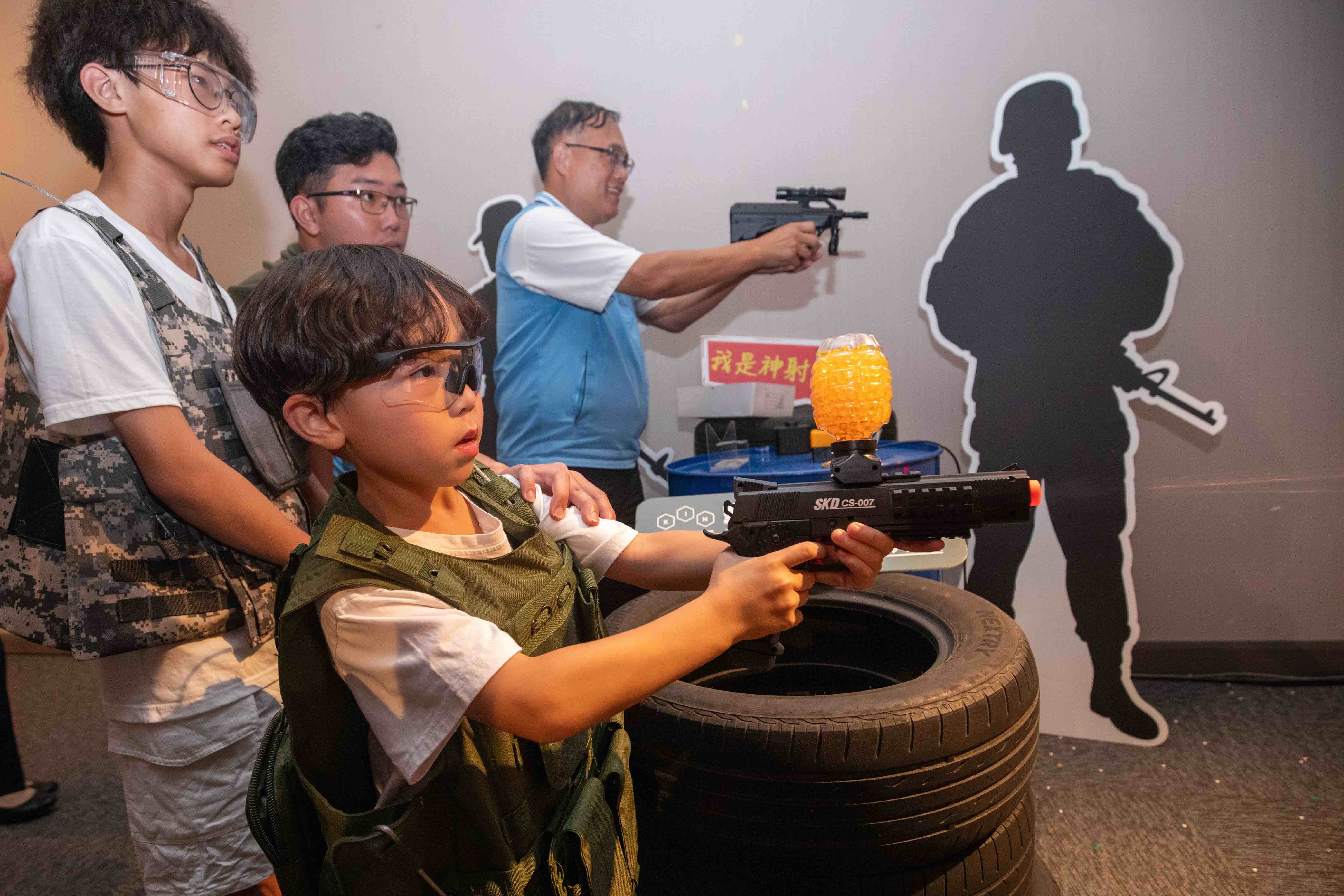 水彈射擊體驗。（圖／金門縣政府提供）