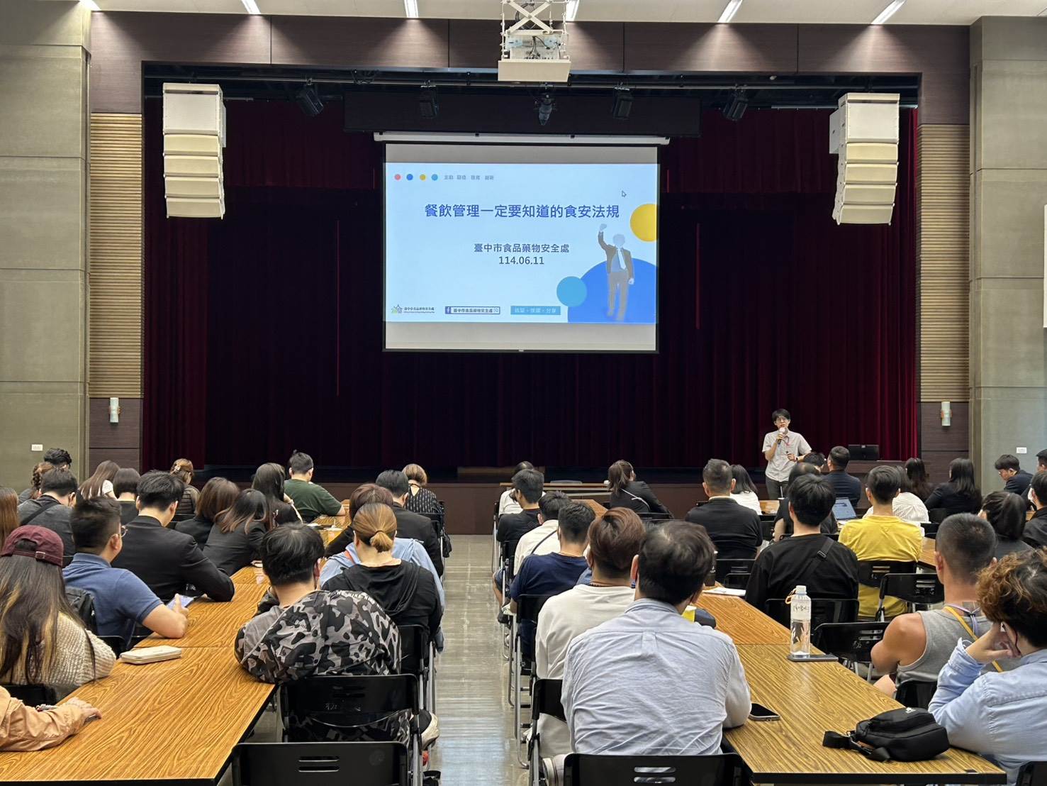 中市食安處宣導食品安全資訊。（圖／台中市政府提供）