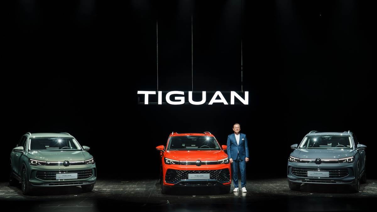 台灣福斯汽車總裁Steffen Knapp表示，期待台灣消費者親自體會Volkswagen德系智慧駕控休旅的嶄新魅力。（圖／林昱丞攝影）