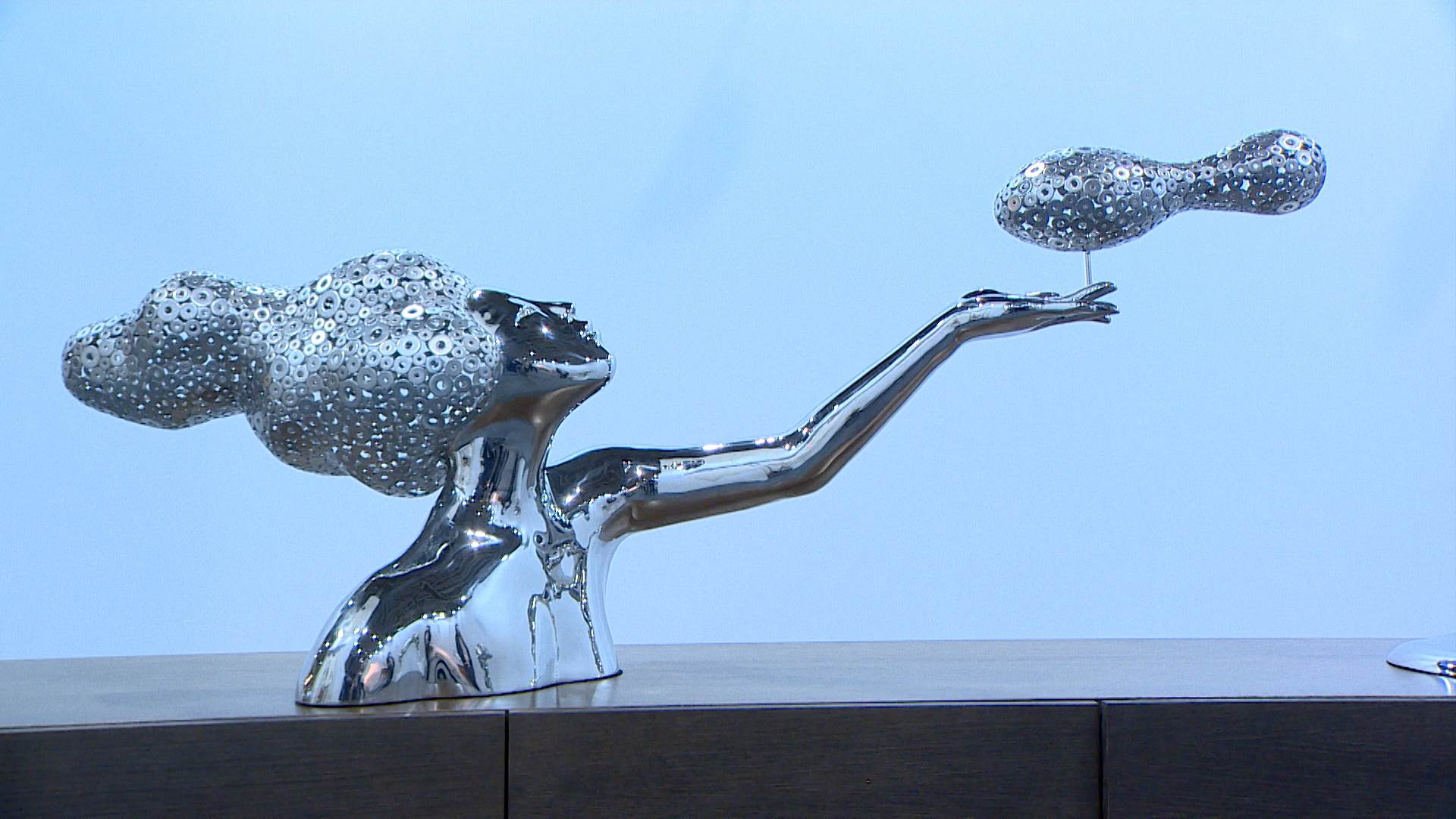 藝術家黃沛瀅作品。（圖／東森新聞）