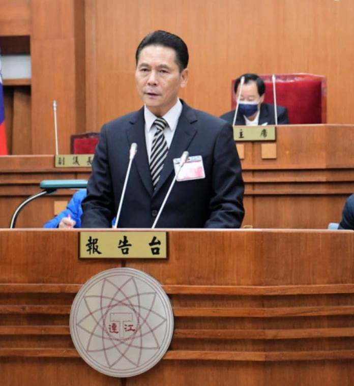 連江縣長王忠銘。（圖／翻攝自王忠銘臉書）