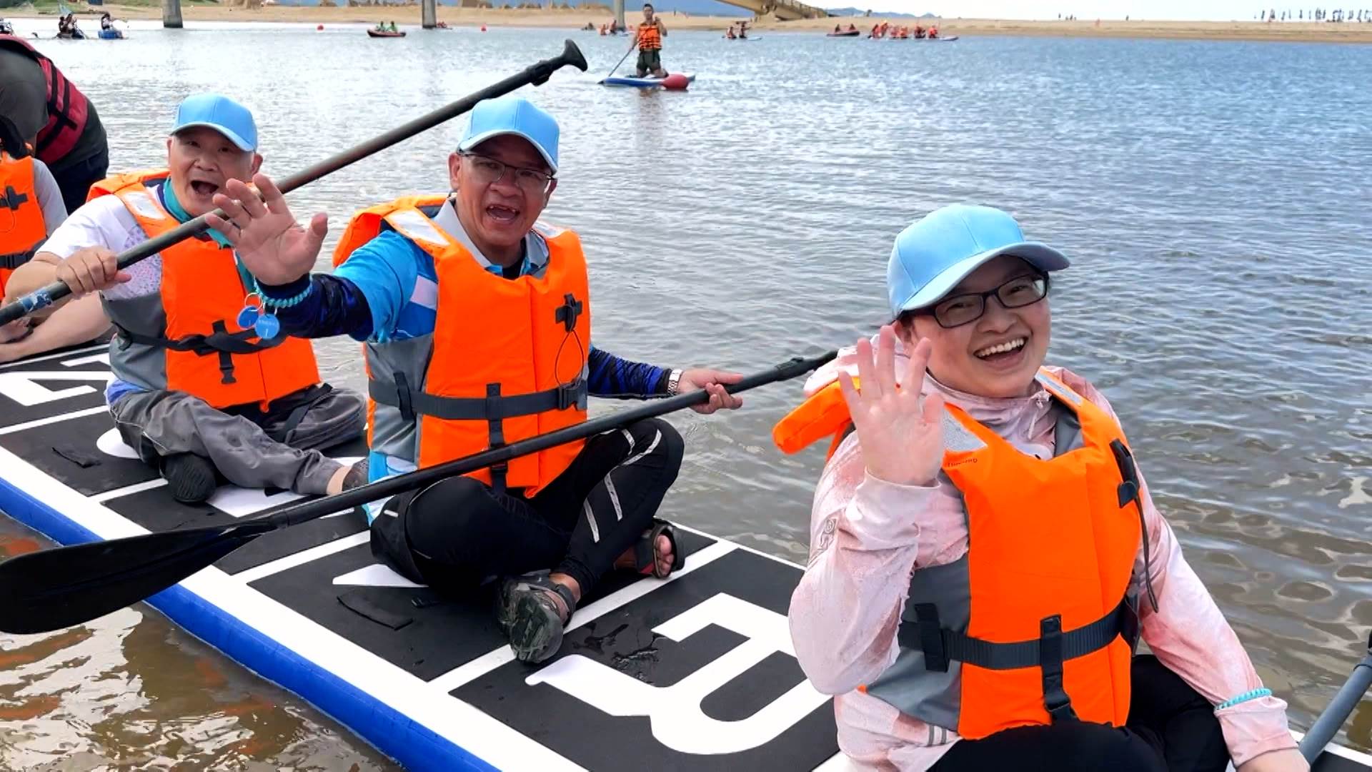 由輪椅夢公園聯盟與明怡基金會攜手推動,結合政府與國際非營利組織共同參與的「臺灣無障礙海洋日」計畫,正式啟動。(圖/東森新聞)