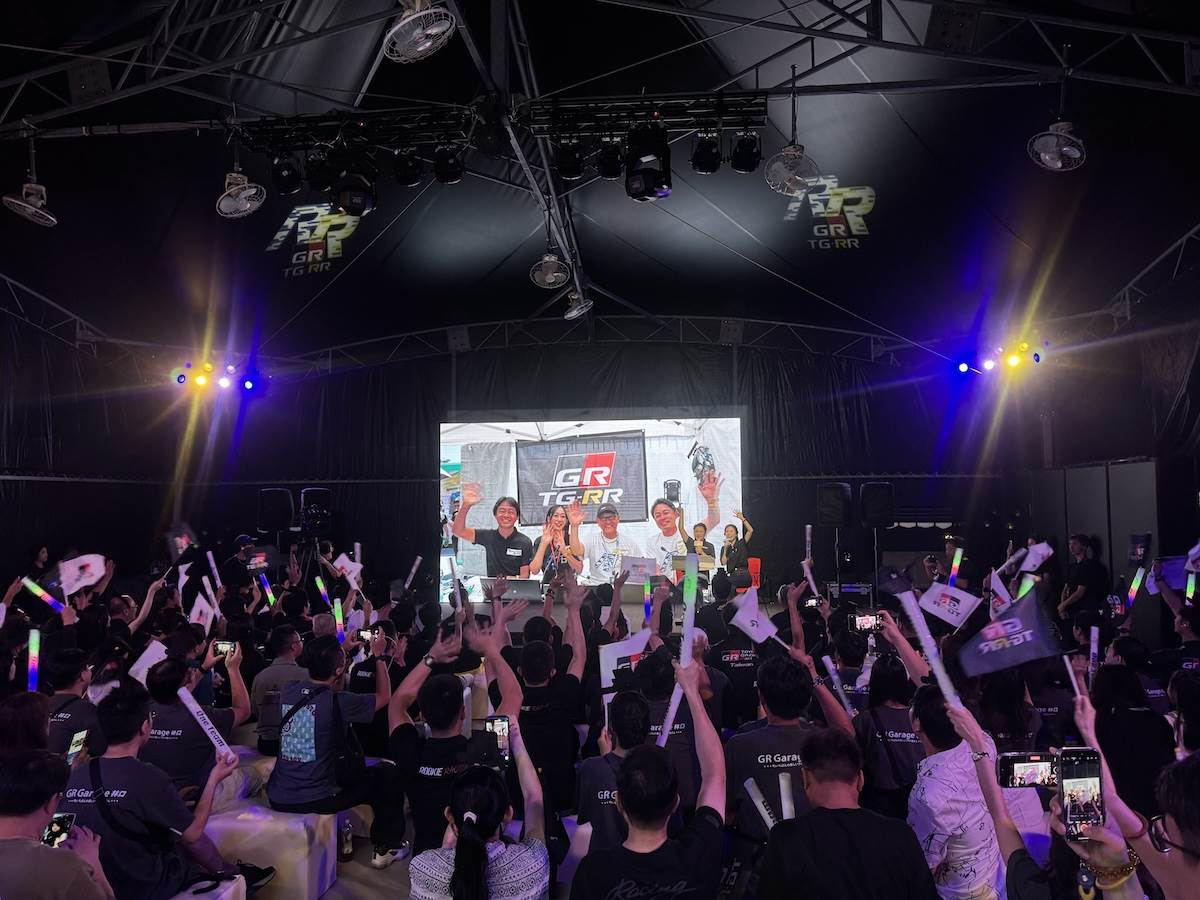 台灣觀眾與Morizo San跨海打招呼，現場氣氛超熱鬧。（圖／林昱丞攝影）