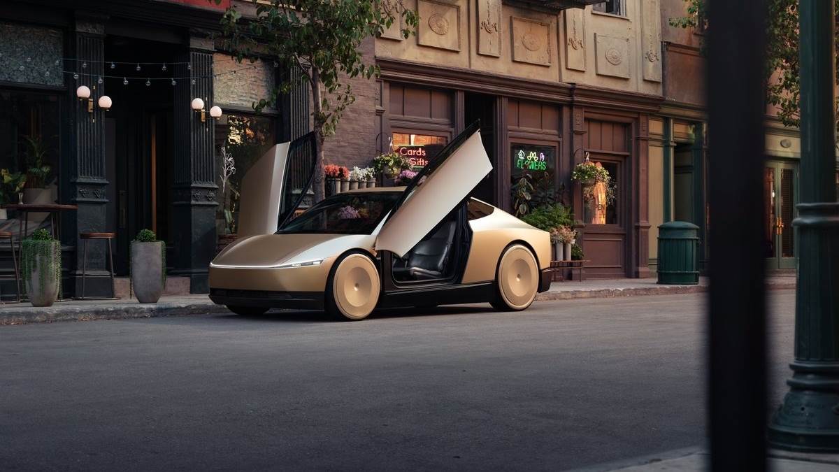很多人都期待車輛會是不久前發表的Cybercab，但這輛車進入量產還需要一段時間。（圖／特斯拉提供）
