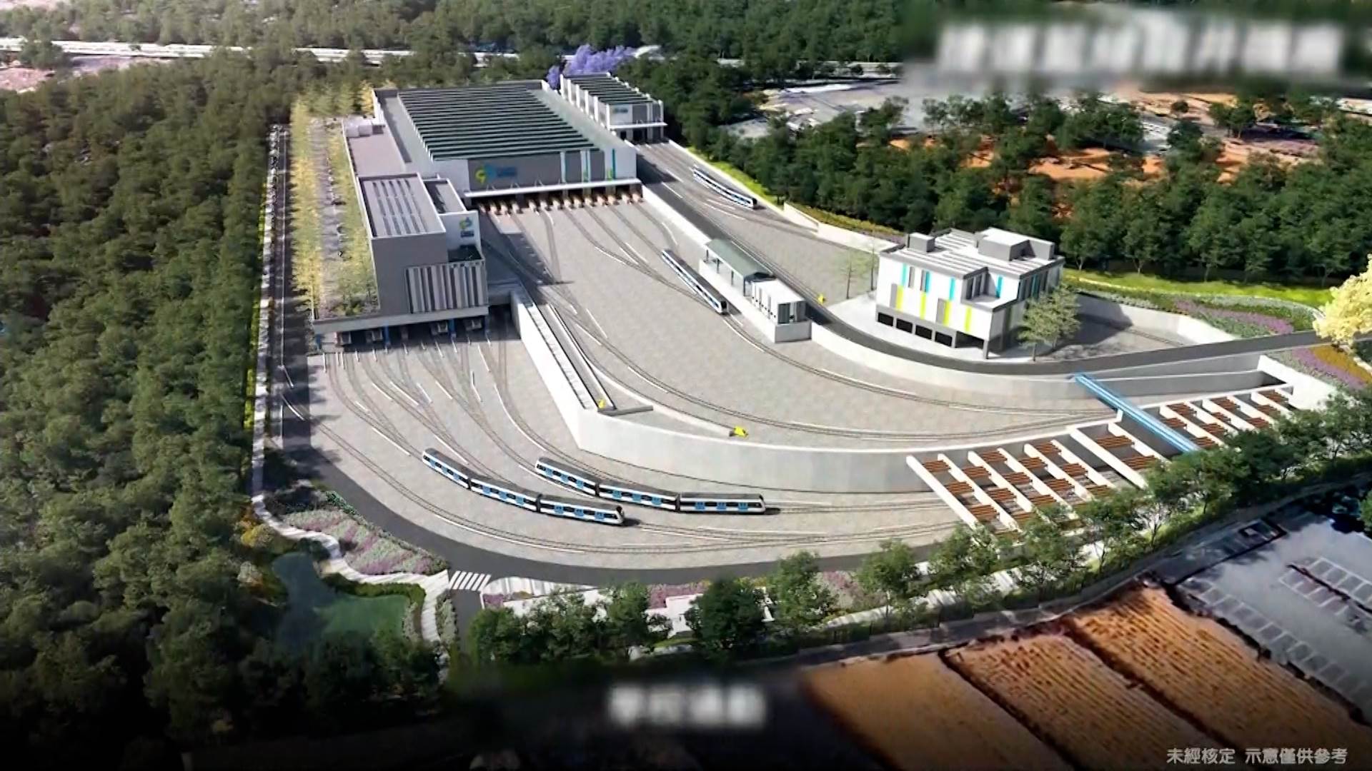 捷運藍線從東區一路延伸至臺中港，全長24.78公里、預計設置20站。（圖／東森新聞）