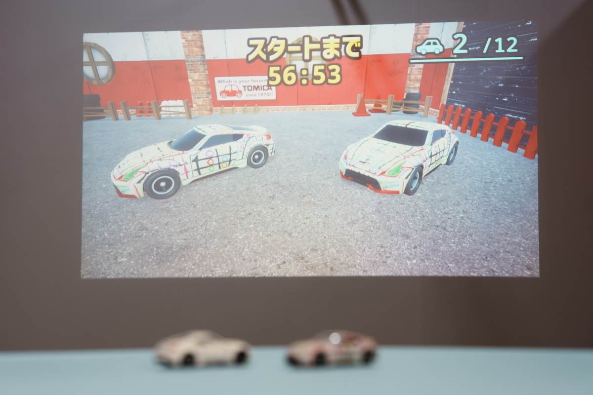 彩繪車輛還可以變成虛擬賽車。（圖／林昱丞攝影）