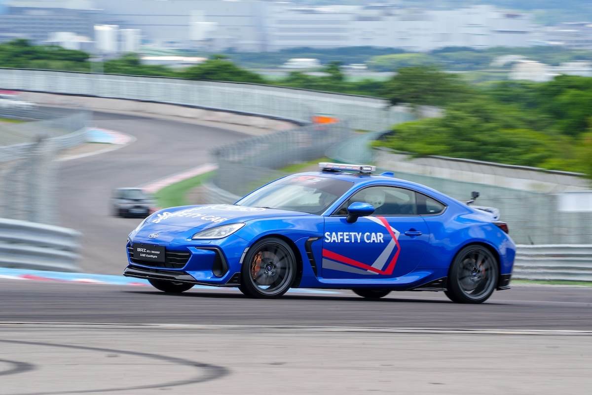 Subaru BRZ STI / Brembo擔任安全車的角色。（圖／意美汽車提供）