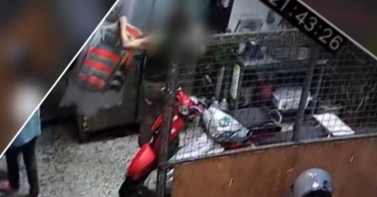 6月30日晚間9點42分，王姓夫妻檔最後身影曝光。（圖／東森新聞）