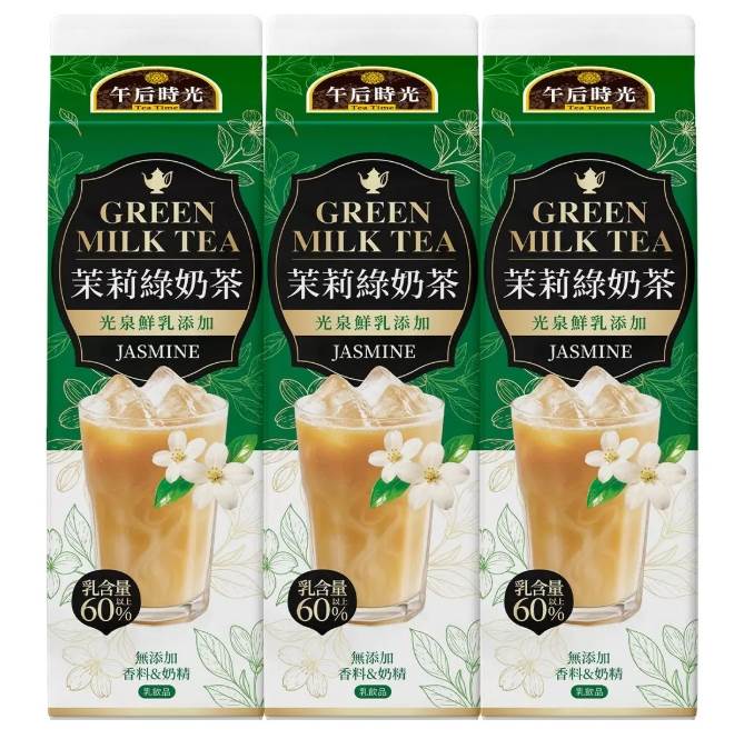 從包裝上的資訊可以看到,該款茉莉綠奶茶一罐容量936毫升。(圖/翻攝自好市多官網)