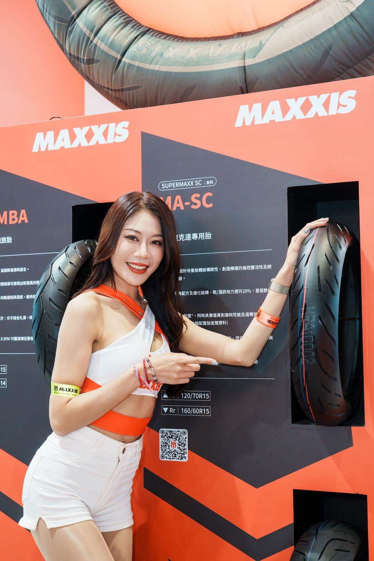 MA-SC是專為大羊車型所設計的胎款，後輪有雙膠料配置，同時具備優異耐磨耗性能及過彎操控所需的高抓地力。（圖／林昱丞攝影）