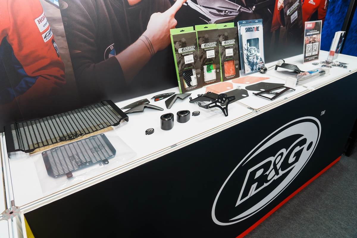 全新英國的車身防護與配件品牌「R&G」，成為好運車業最新引進台灣的代理品牌。（圖／林昱丞攝影）