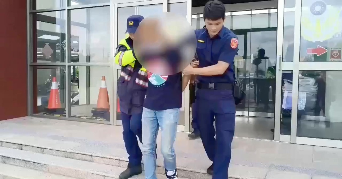 土城警方趕赴伸港逮人（圖／翻攝畫面）