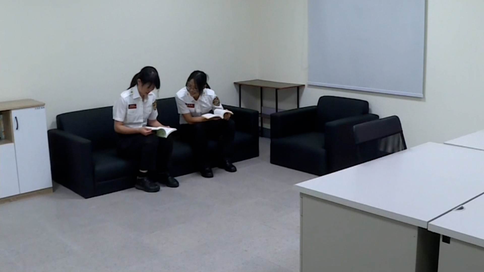 石岡新廳舍還特別增設女性專屬備勤。（圖／東森新聞）