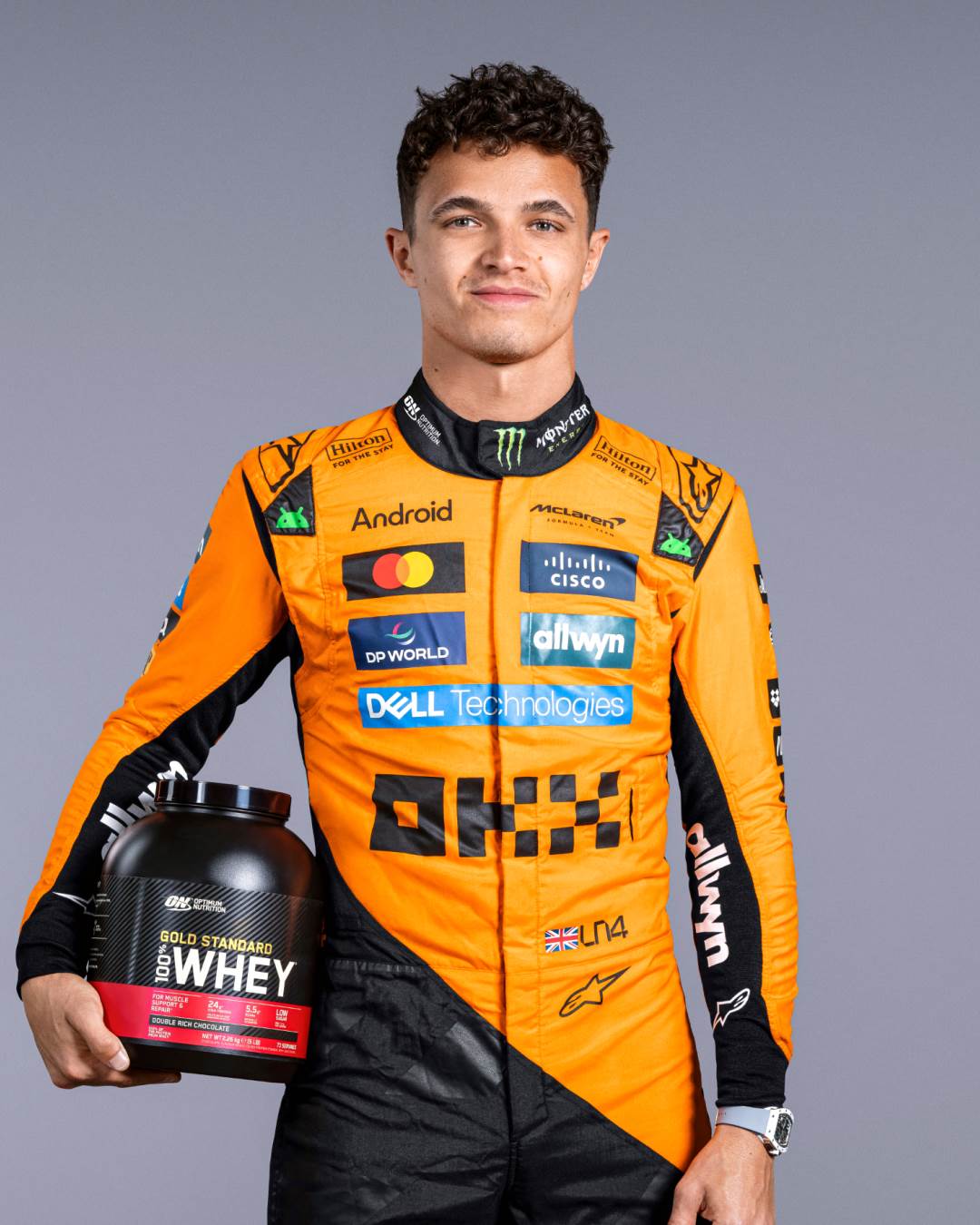 Optimum Nutrition多年來亦獲得多位國際運動員肯定，包括包括知名籃球運動員Cameron Brink、F1賽車手Lando Norris、ATP網球好手Taylor Fritz，都視Optimum Nutrition為運動營養補給的第一首選。（圖／Optimum Nutrition提供）