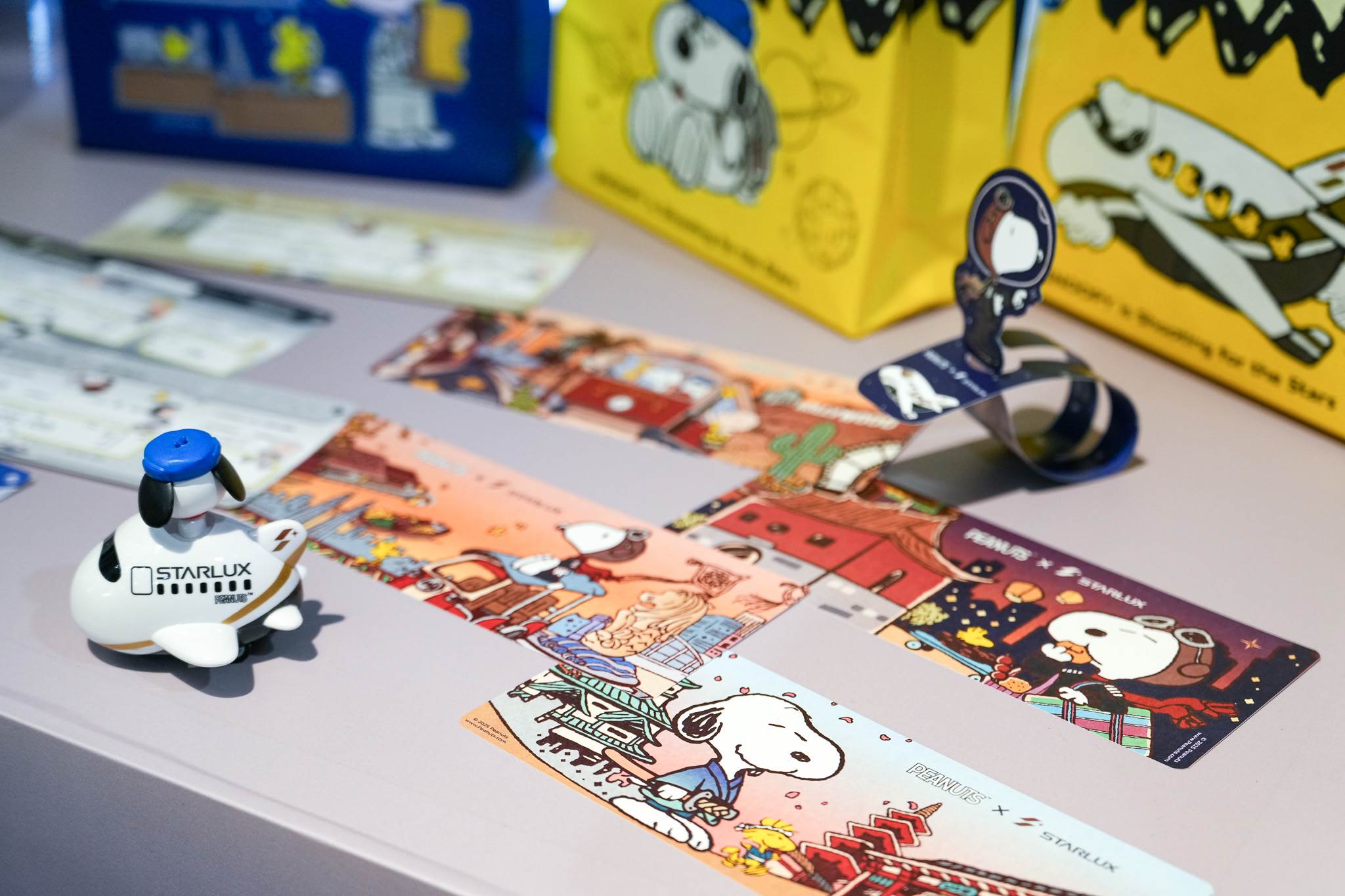 SNOOPY登機證是人氣王，去回程不同款式。（圖／星宇航空提供）