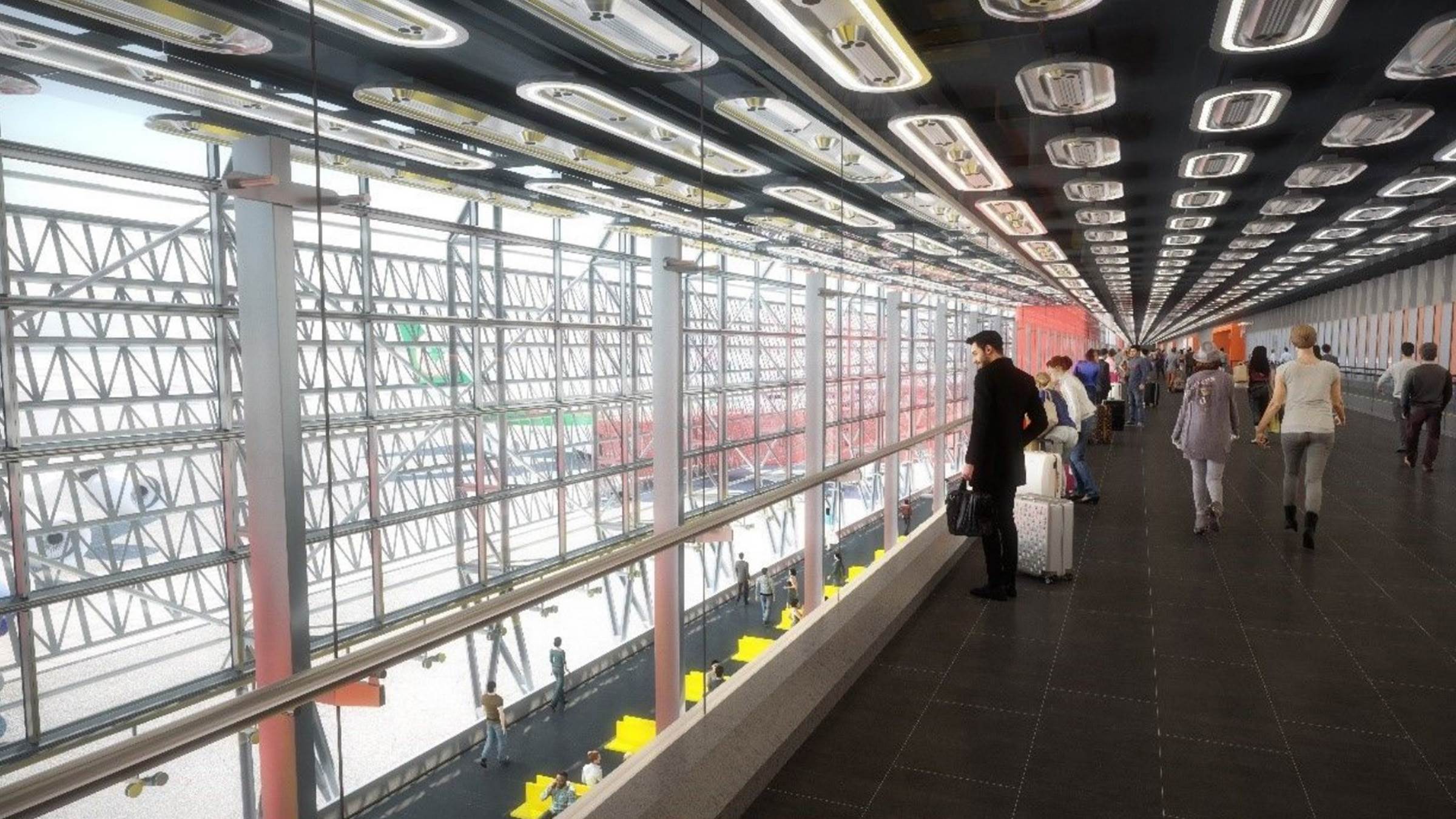 第三航廈預計2027年完成主體工程，2030年後完成第三跑道，為台灣打造一個全新機場。（圖／業者提供）