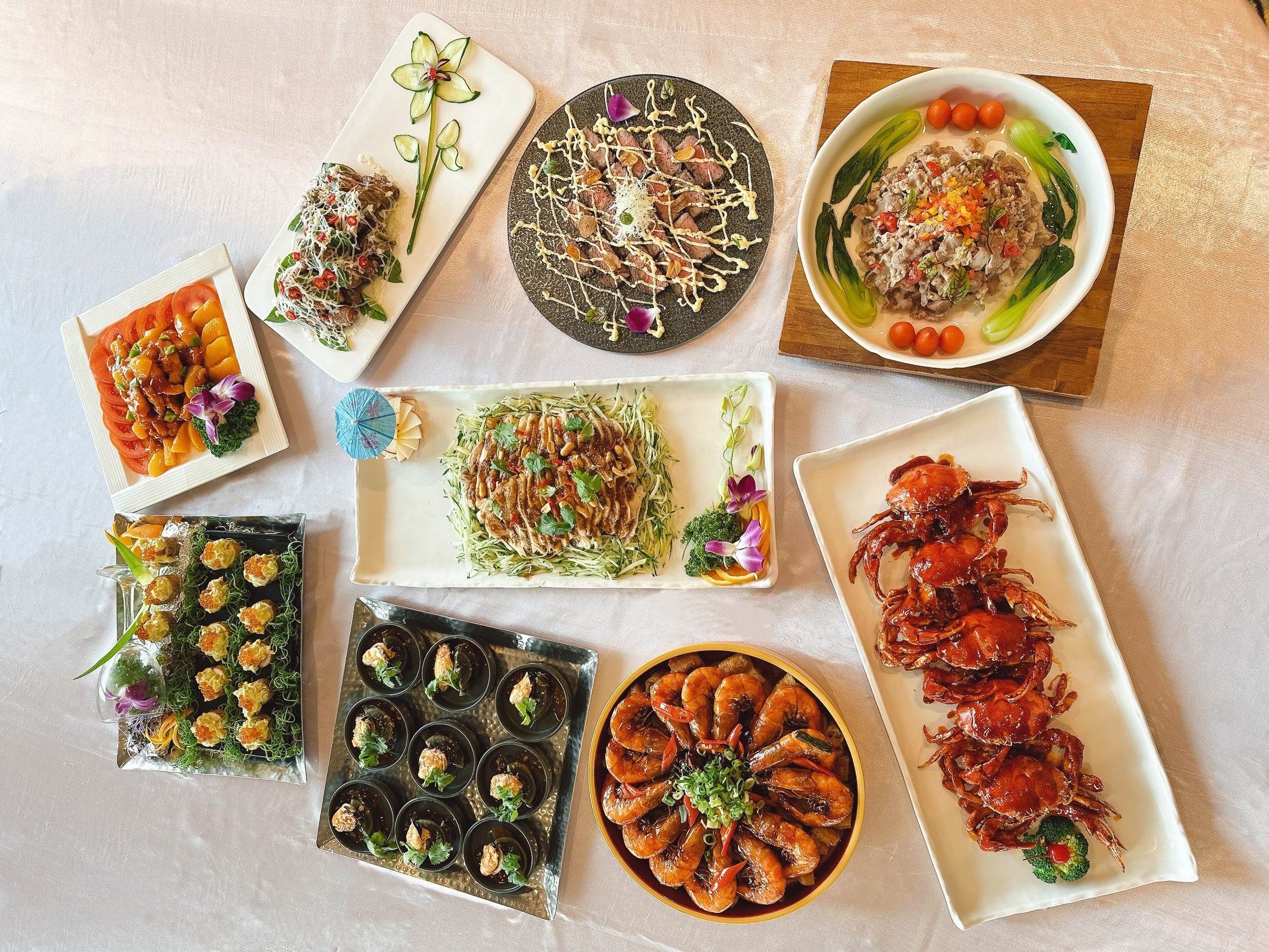 悅川酒店推出亞洲美食節,父親節帶爸爸嚐遍港、泰、日等多國人氣料理,吃得飽也吃得巧。(圖/宜蘭悅川酒店提供)