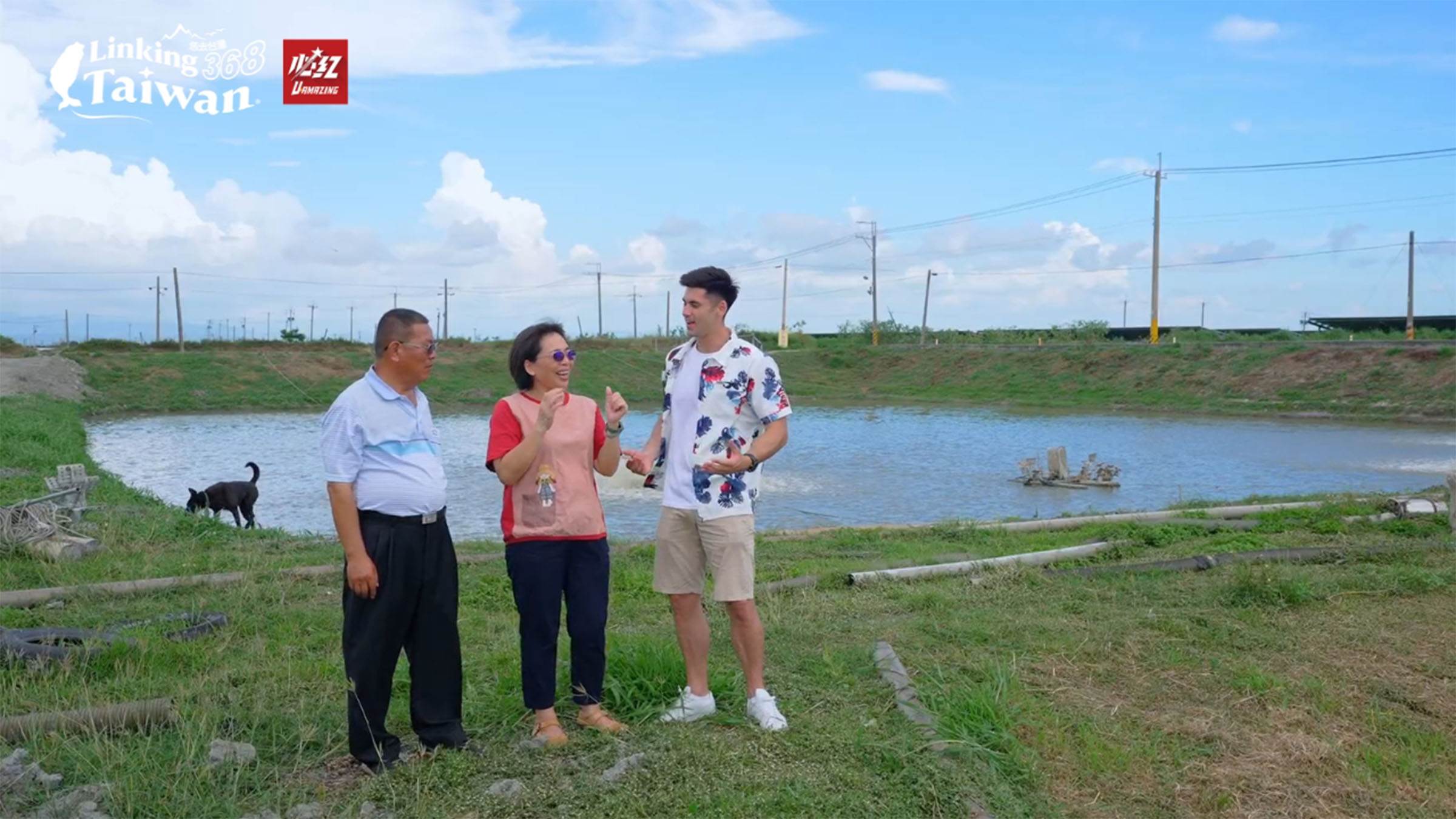 亮哥亮嫂懷著對養殖與自然平衡的堅持守著這片漁塭。（圖／《恁去台灣》提供）