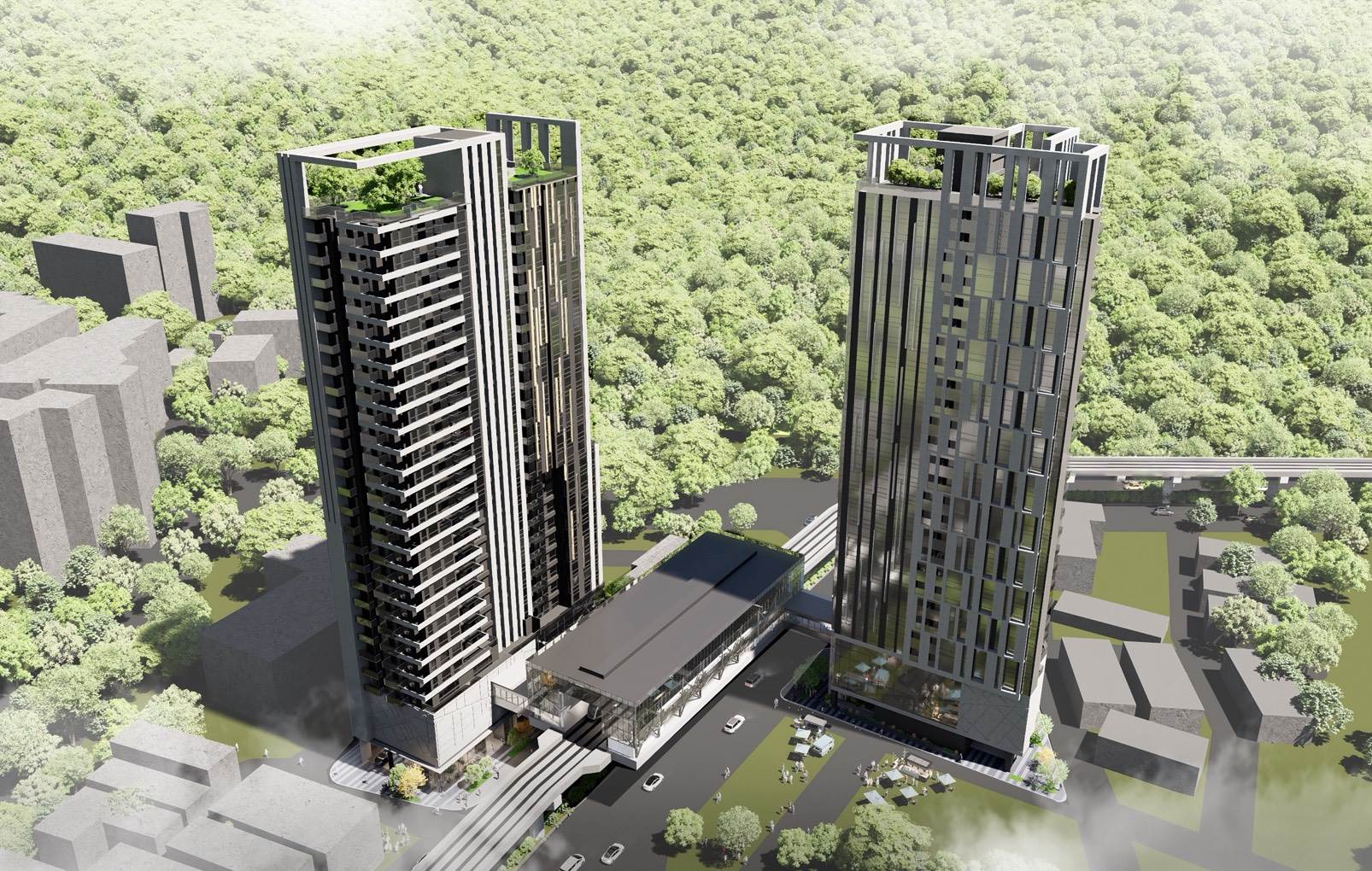 土城樹林線LG16捷開案模擬照。（圖／新北市政府捷運工程局提供）