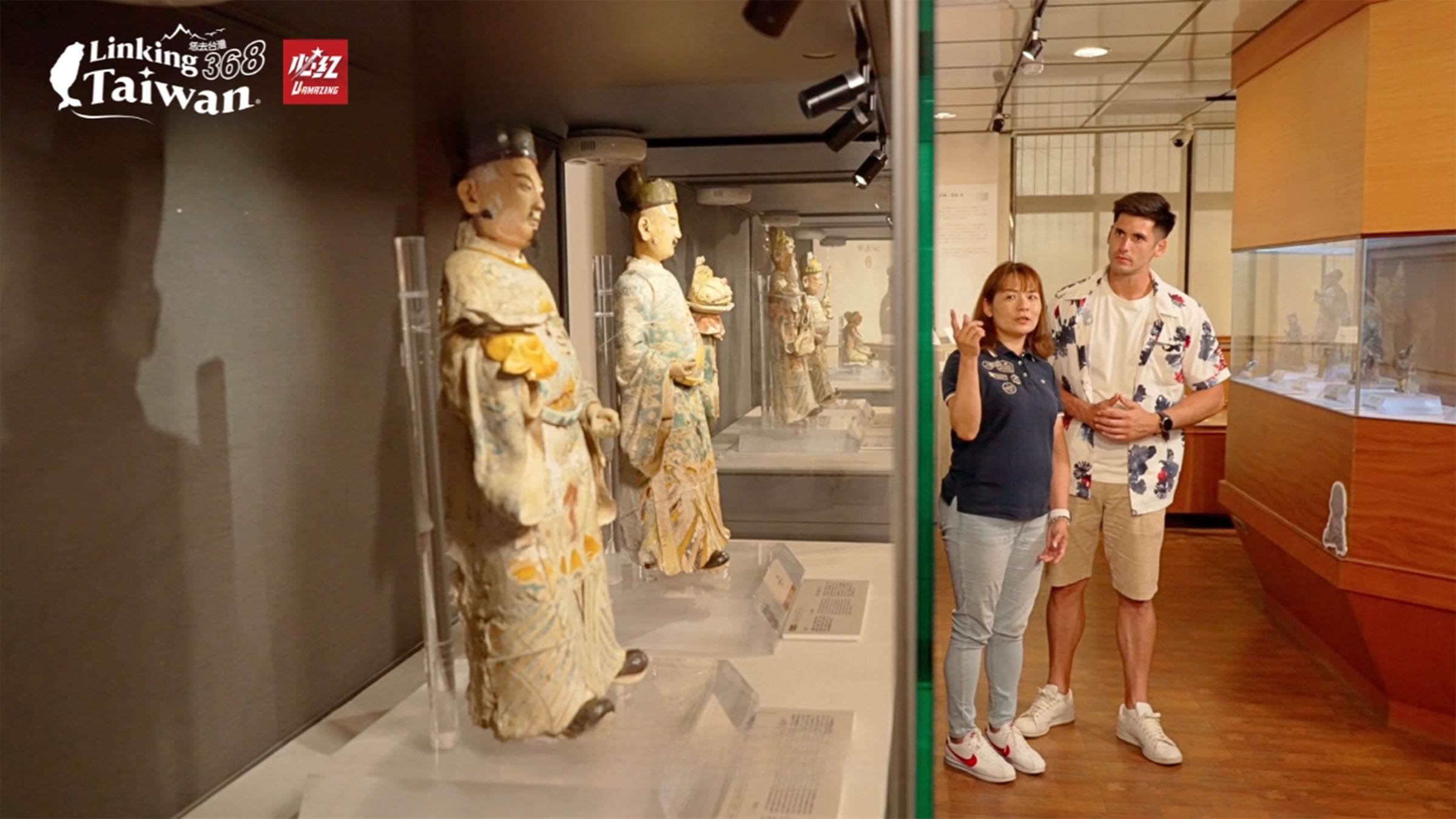 葉王交趾陶作品中，其中的「加官晉祿」、「合境平安」、「胖瘦羅漢」等六尊作品，為文化部指定的國寶等級文物。（圖／《恁去台灣》提供）