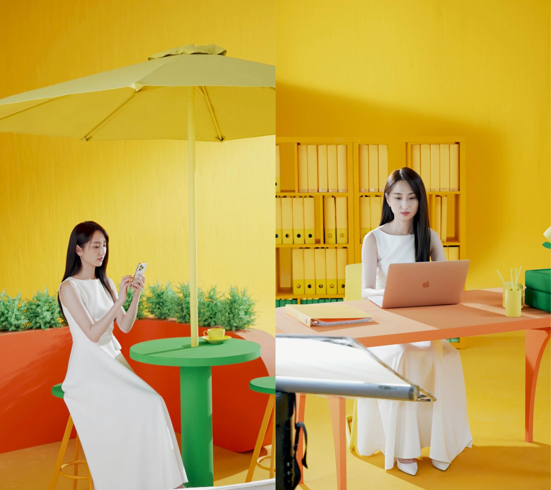 柯佳嬿笑談『原來沽溜沽溜就是更好的葉黃素!』。(圖/品牌提供)