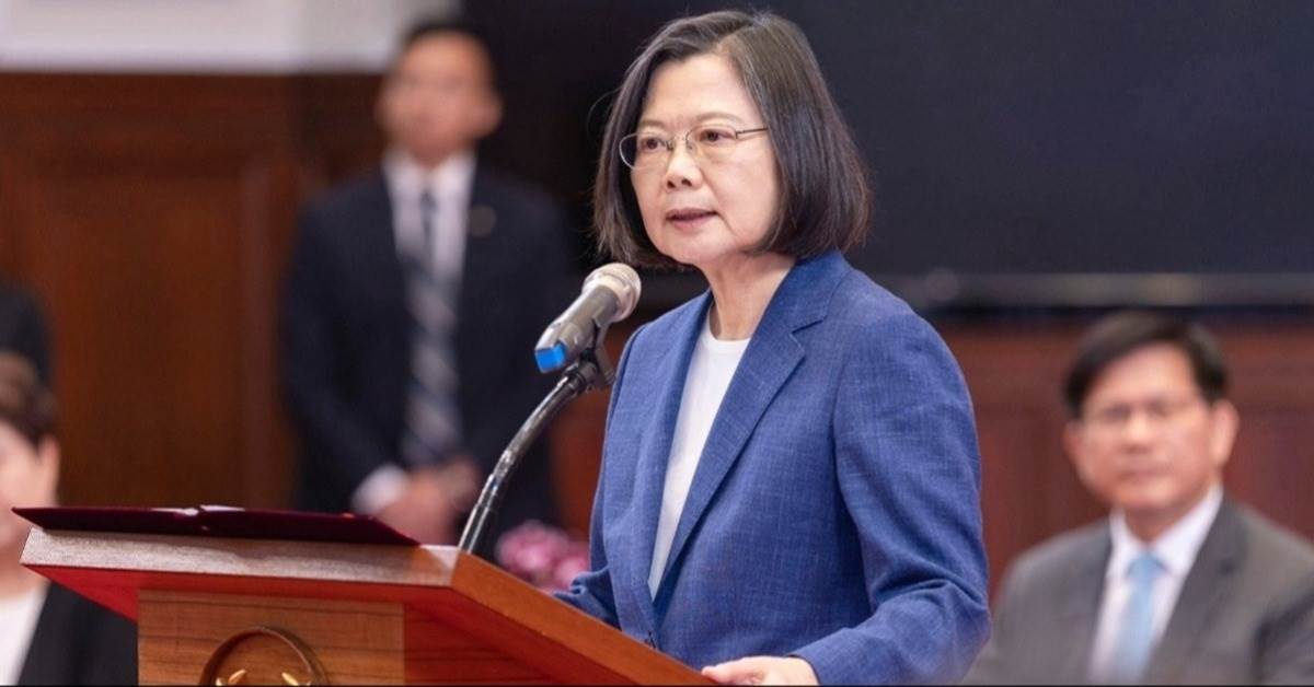 前總統蔡英文今（23）日也正式表態了。（圖／翻攝自蔡英文臉書）