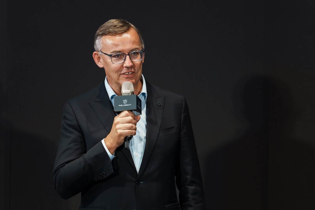 Peugeot全球執行長Alain FAVEY宣布,新世代掀背車208將於明年引進台灣。(圖/林昱丞攝影)