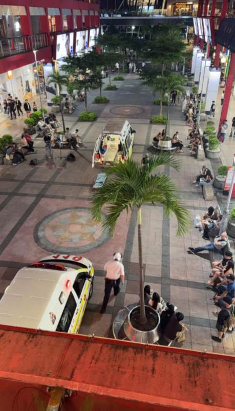 警方與救護人員到場急救。（圖／翻攝自Threads）