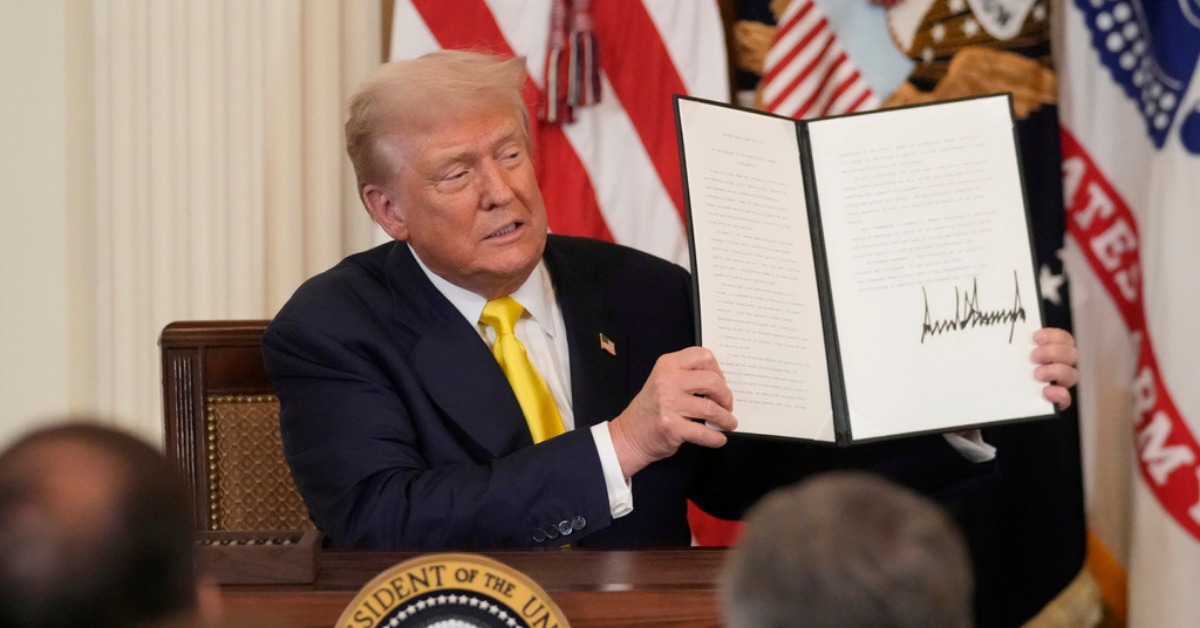 美國總統川普。（圖／美聯社）