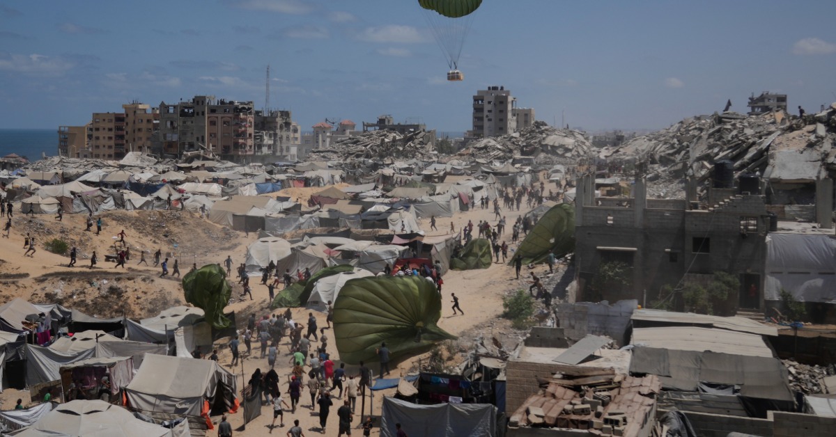 以色列公布「結束加薩戰爭5原則」。（圖／美聯社）