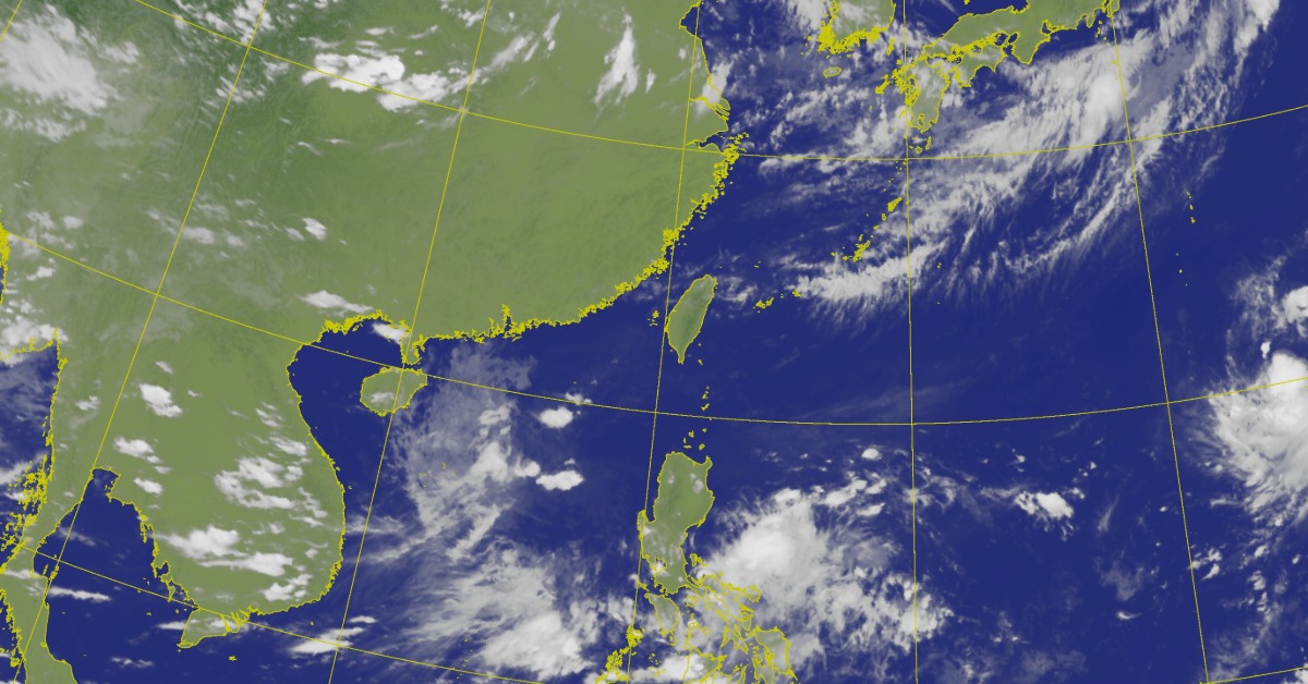 今年第11號颱風楊柳今日生成。（圖／翻攝自氣象署）