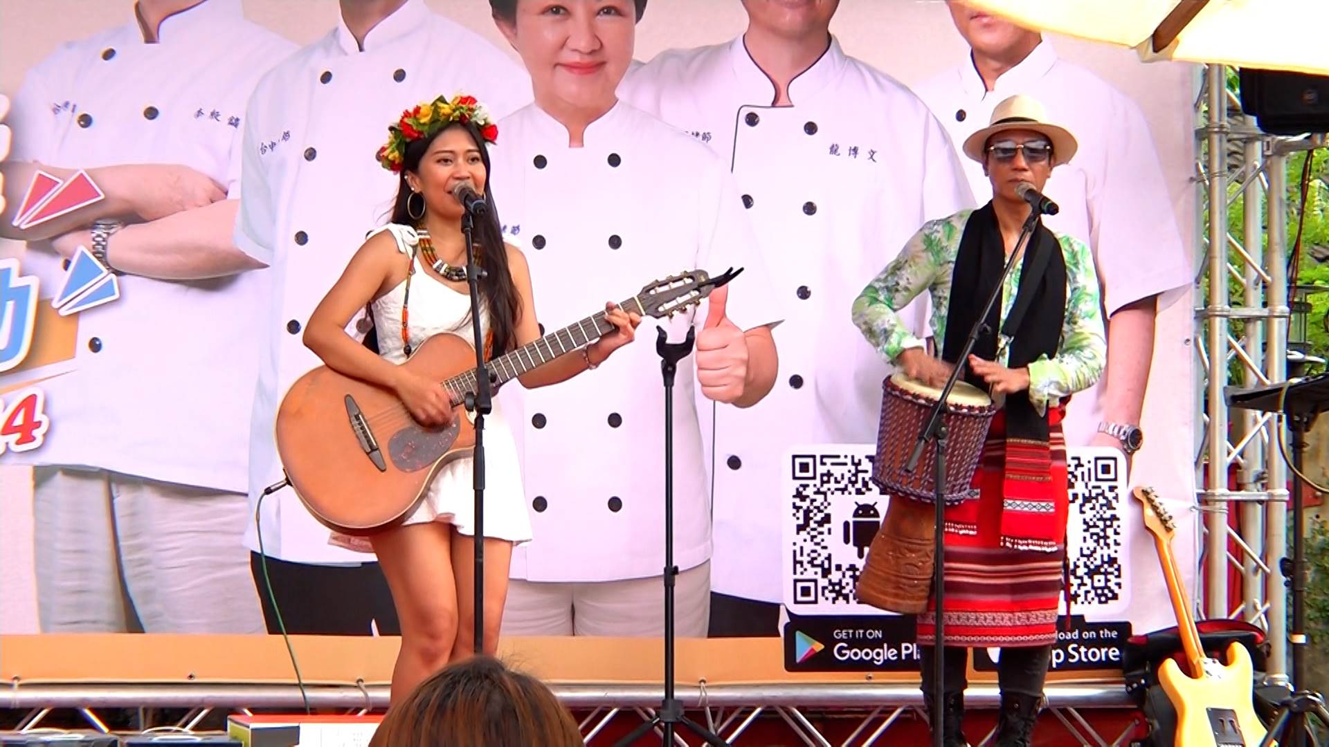 參賽隊伍帶來熱力四射的表演,炒熱活動氣氛。(圖/東森新聞)