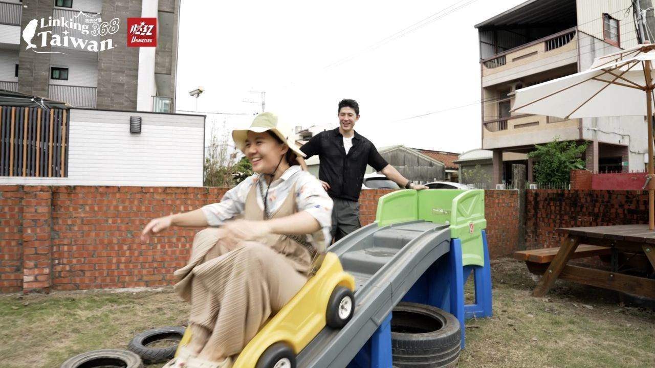 店經理ANNIE說希望孩子更親近土地,在寬敞空間中玩耍,也盼望鄉間多些童聲笑語。(圖/《Linking 368 Taiwan恁去台灣》提供)